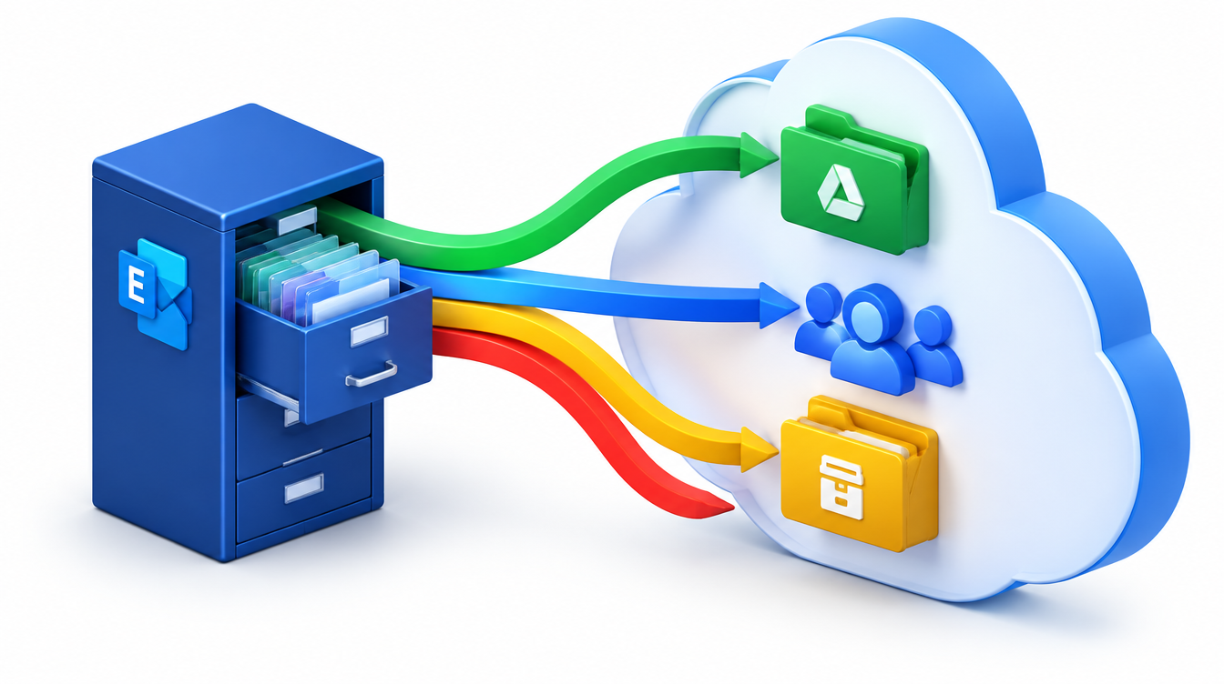 Shared folders and documents moving into cloud storage
