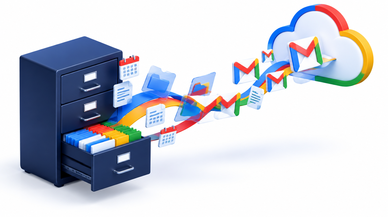 Legacy Notes records and email moving into a cloud mailbox