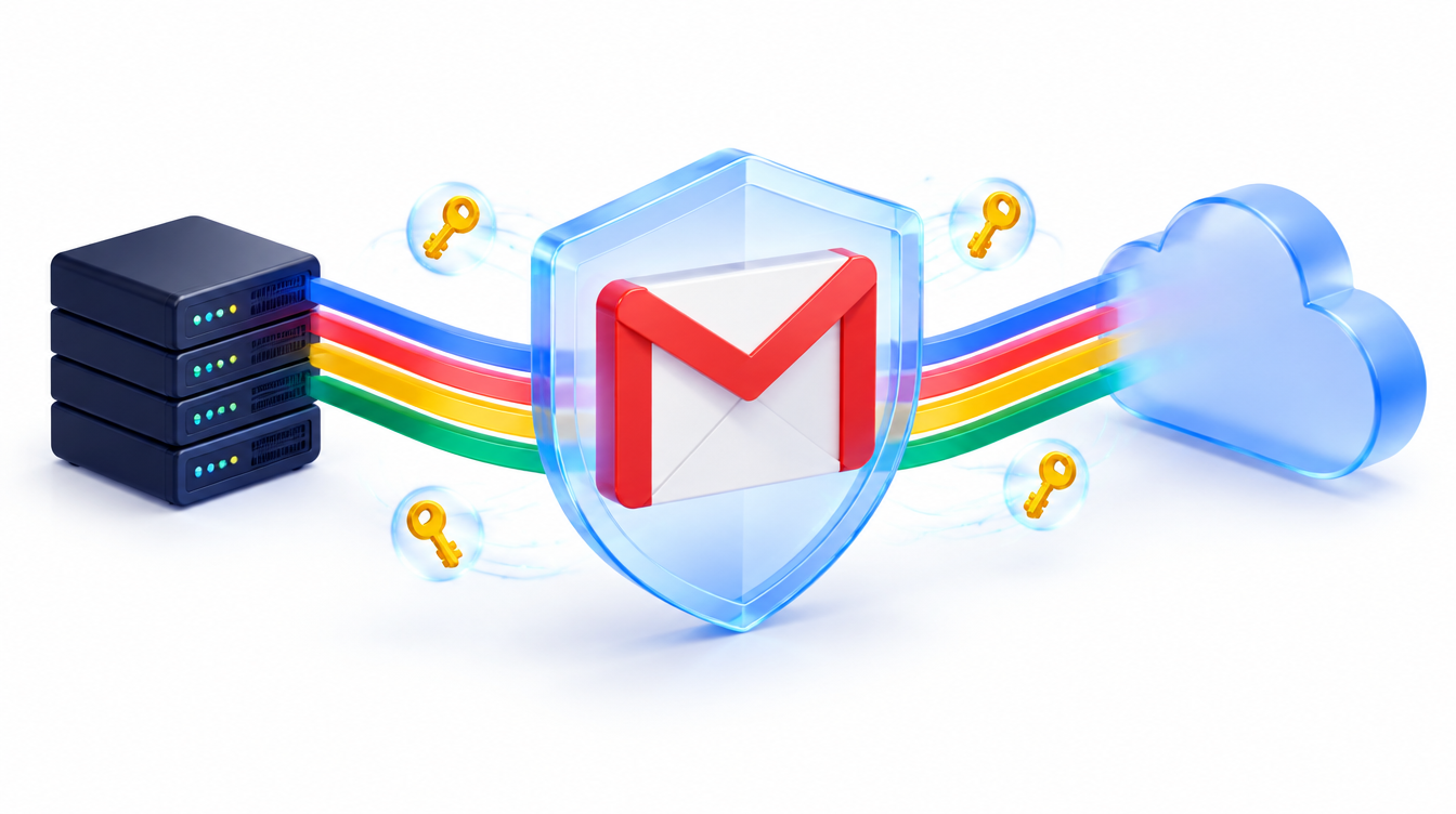 An envelope protected by a lock and security shield