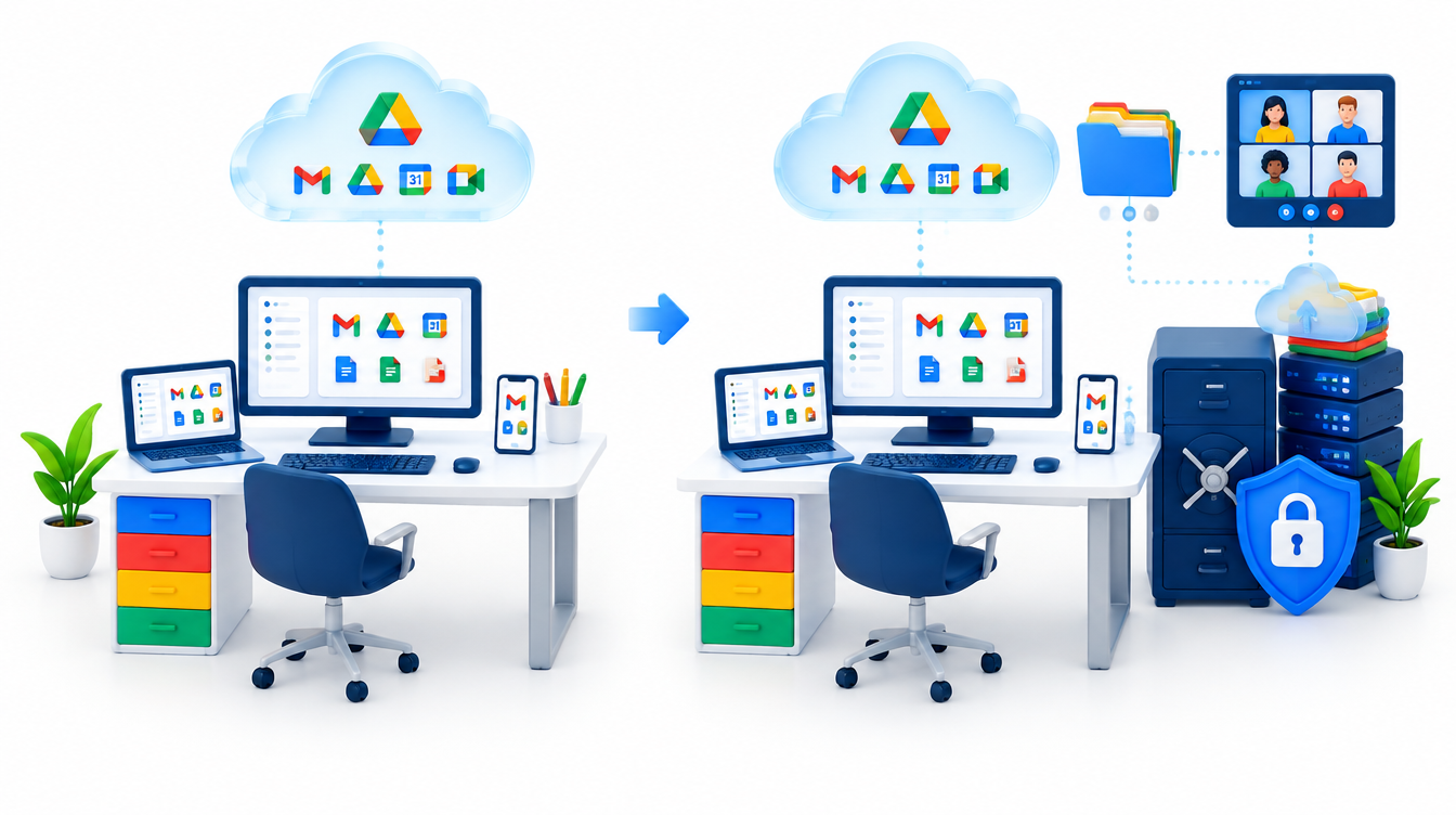 Two workspace plan tiers compared with storage and security resources